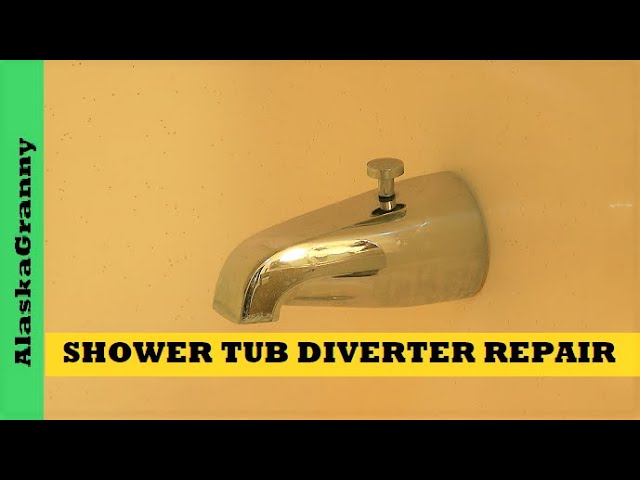 Shower Tub Diverter Quick Fix Pull, How To Repair Bathtub Faucet Diverter