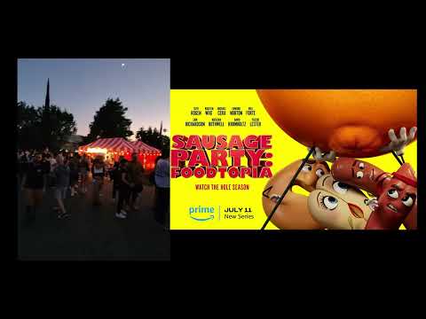 Sausage Party Foodtopia Premiere - BTS Filming with iPhone + Moment Anamorphic In A Cemetery