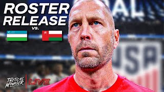 The USMNT September Roster Release BREAKDOWN | The Return of Berhalter