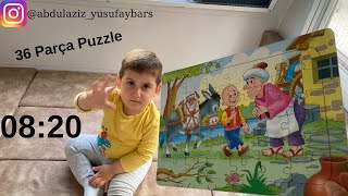 36 Parça Keloğlan Puzzle En Hızlı Nasıl Yapılır?