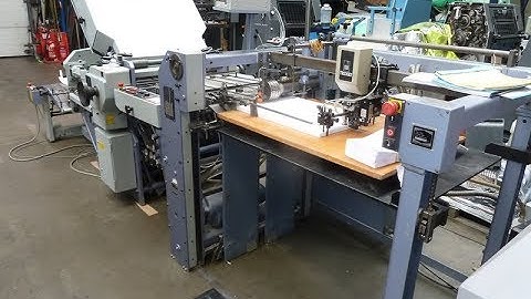 Used Stahl paper folding machine   model KC 66 4KTL   1991   Gab Supplies Ltd