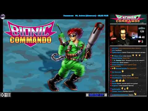 Bionic Commando прохождение 100% | Игра на (Dendy, Nes, Famicom 8 bit) 1988 Стрим RUS