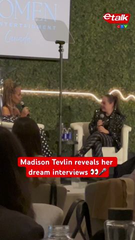 Madison Tevlin reveals her dream interviews 👀🎤