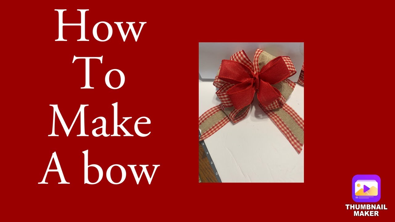 How To Make A Bow Using The Bowdabra Bow Maker YouTube