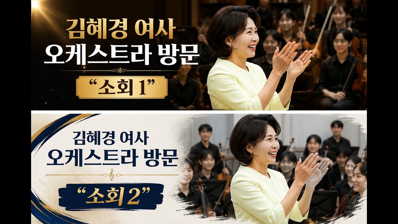 김혜경 여사, 청소년 오케스트라 격려 방문⓶ / 안동MBC [지금] 지역의 시선