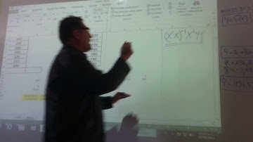 Regresión Lineal mediante matrices en EXCEL