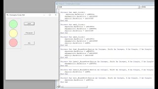 Semáforo en visual Basic 6.0