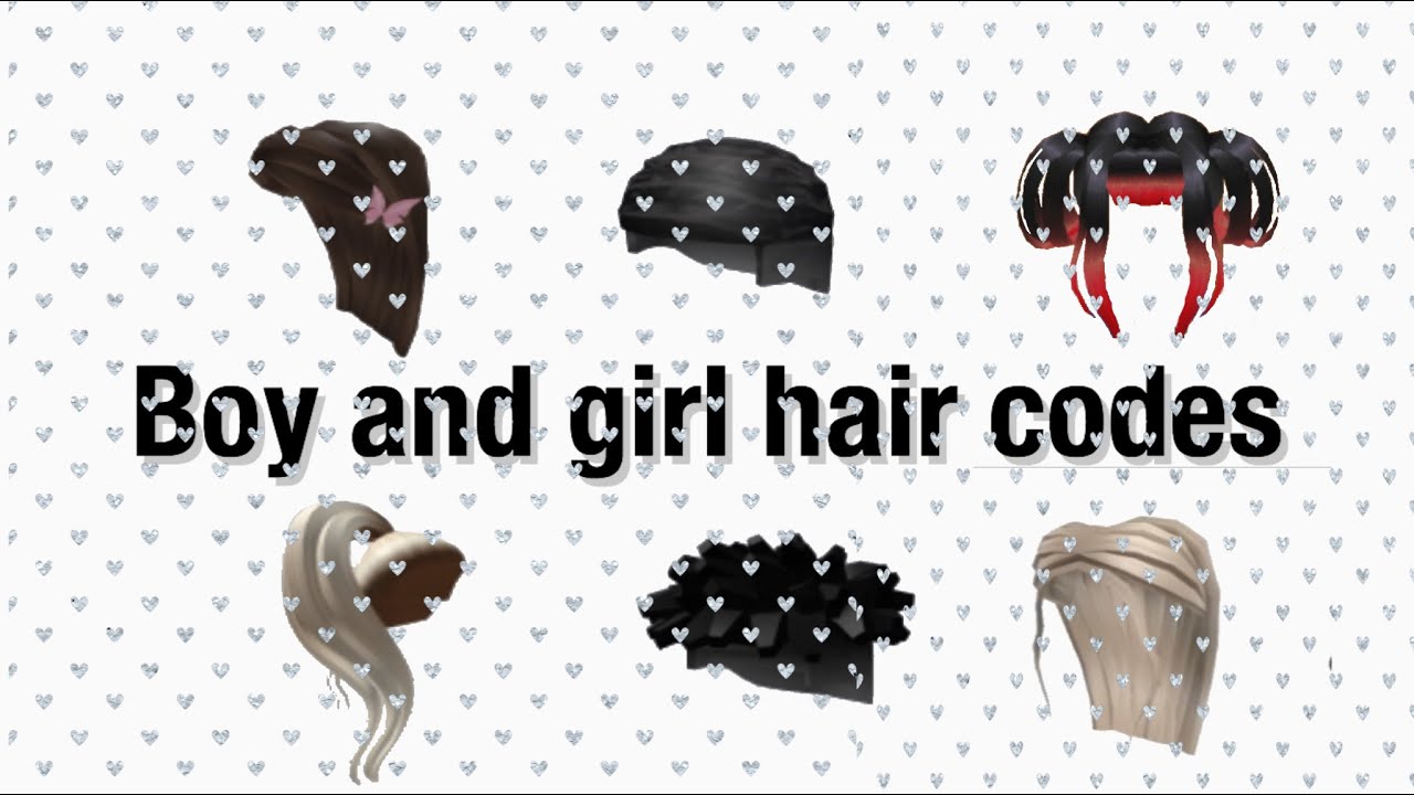Rhs2 boys and girls hair codes - YouTube