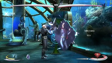 Injustice - Zod Combo loop with rifle  45% damage