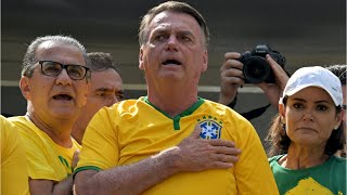 Brazil's Jair Bolsonaro holds huge protest amid potential prison sentence