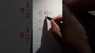 How to Add Mixed Fractions Step by Step | Easy Math #maths #mathematica #mathstricks #education