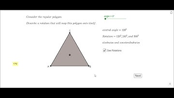 Rotation of Regular Polygon around its Center