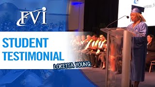 Loretta Young - Student Testimonial