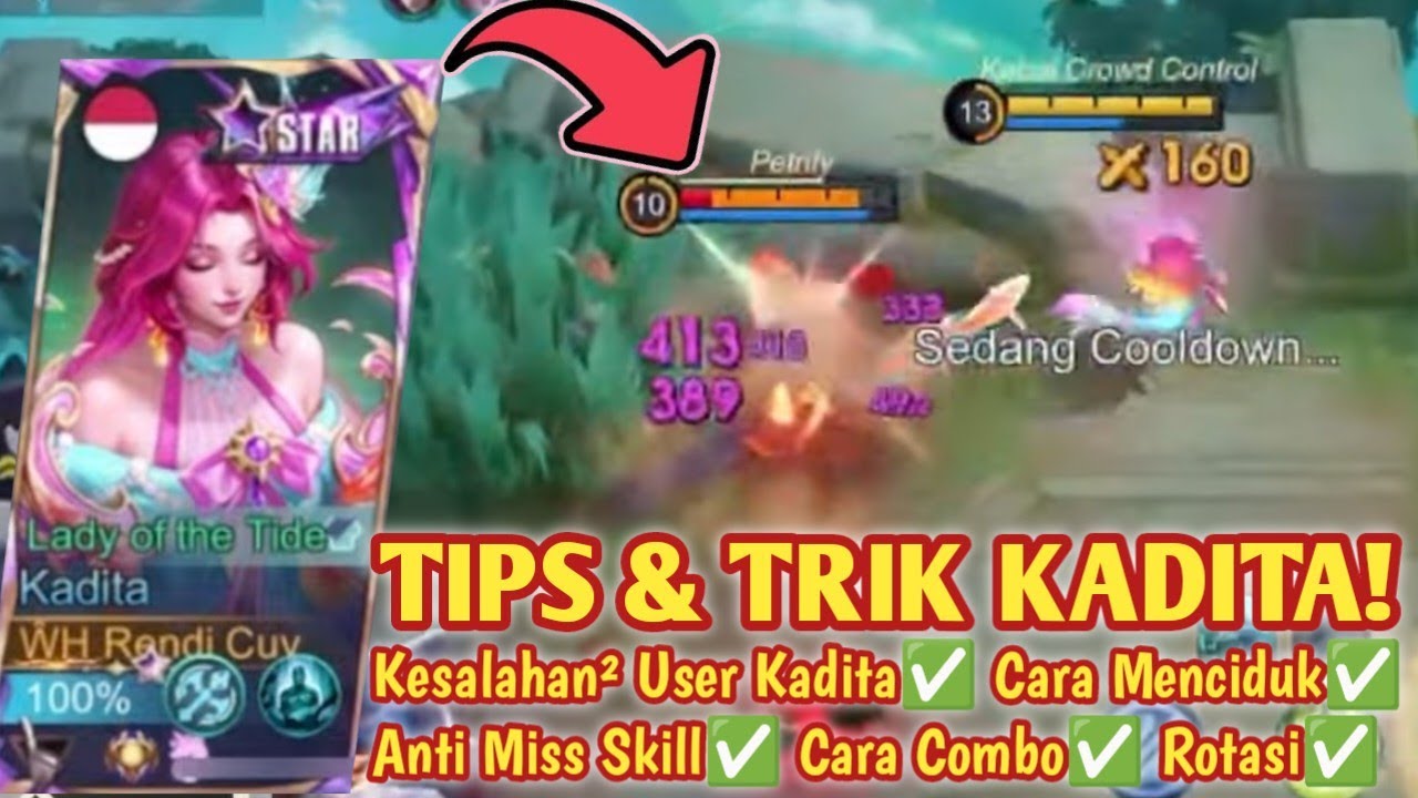 KADITA 22 KILL TANPA SKY PIERCER!🤫 TIPS & TRICK MAIN KADITA -  BUILD KADITA TERSAKIT 2025 - MLBB