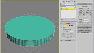 209 Begin modeling light fixture with editable poly
