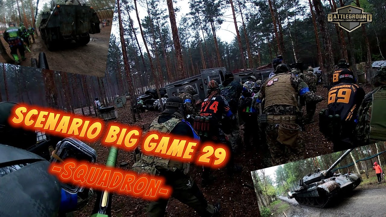 Scenario Big Game 29 Squadron Paintball Big Game Event YouTube