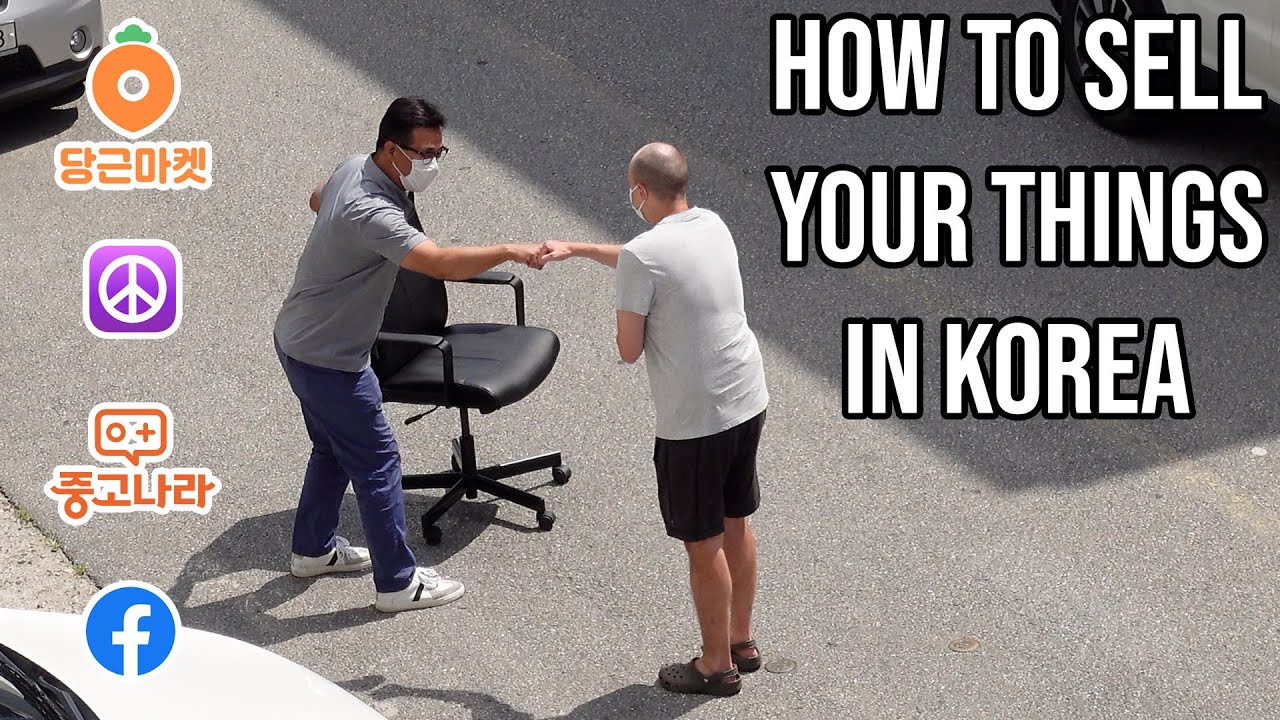 How to Sell Your Things in Korea | Getting Rid of Our Stuff to Move ...
