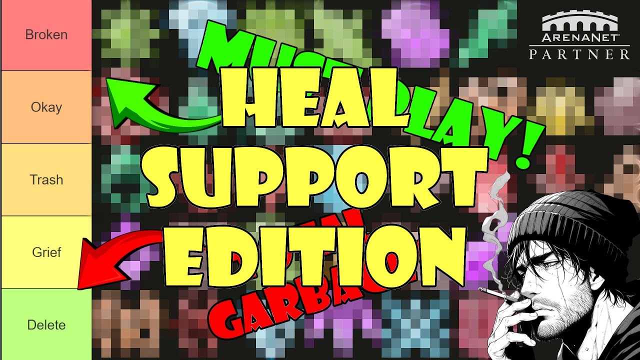 В GW2 с целителями действует правило: кто не первый, тот последний. | Рейтинг целителей на 2026 год