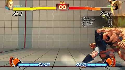 Street Fighter 4 -  Abel video (mixup, combos and tricks)
