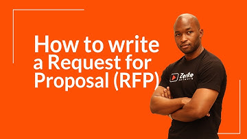 How to write a Request for Proposal (RFP)