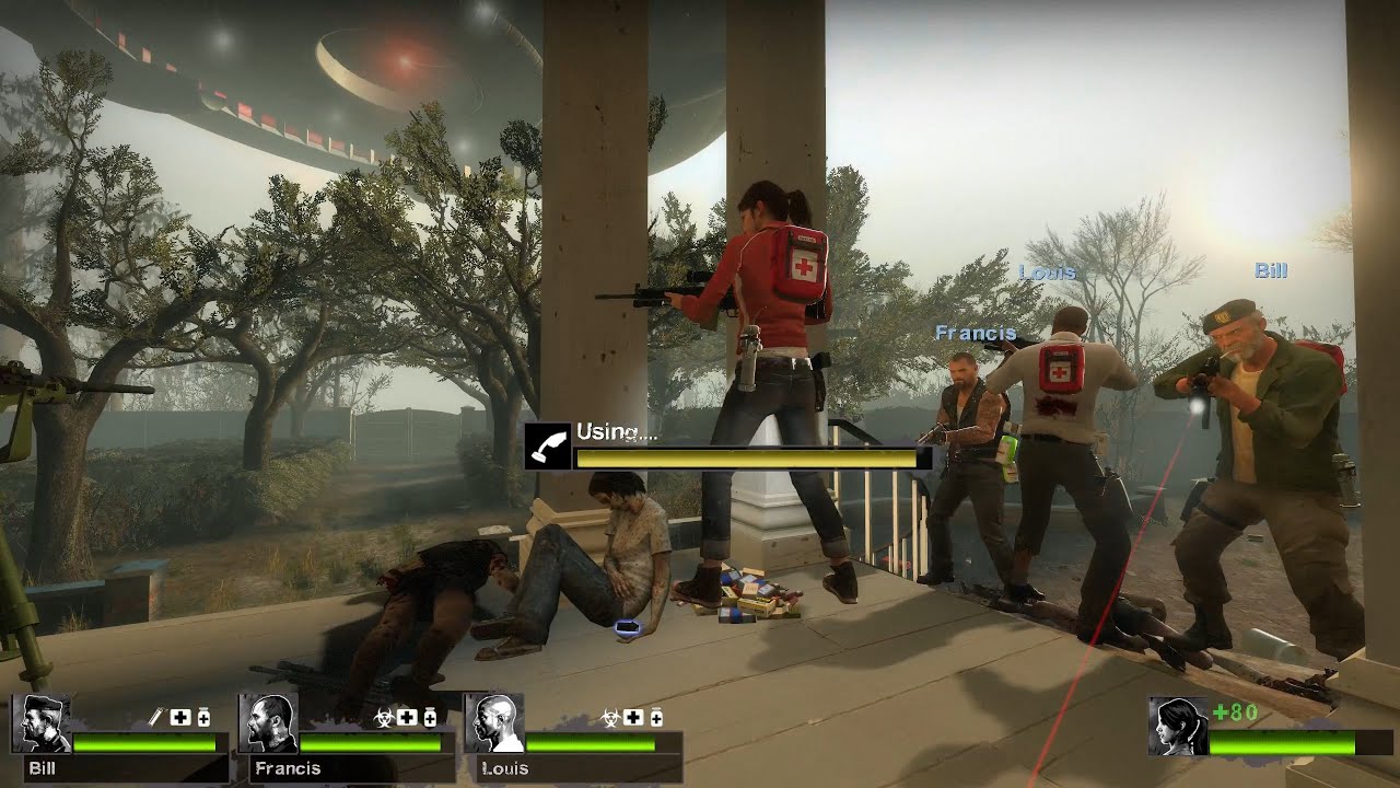 Left 4 Dead 2 Campaign Gameplay 643 - Left 4 Invasion: Outer Space!: Episode: 3
