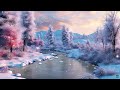 FALL ASLEEP IMMEDIATELY with Winter Relaxing Cello &amp; Piano Music - Relaxing Sleep Music