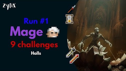 Shattered PD - 9 Challenge run | Mage - Run 01- Halls [2.5.4]