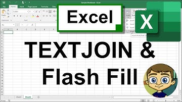 Combining Excel Data by using TEXTJOIN or Flash Fill