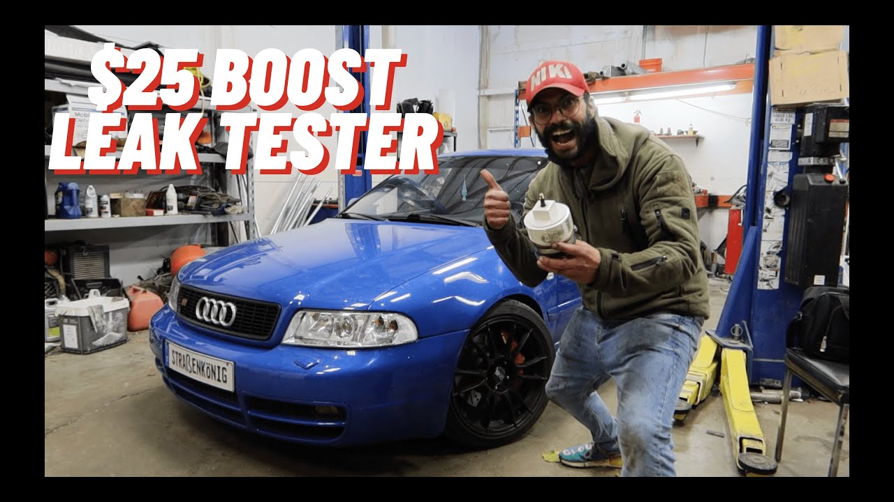 Boost Leak Testing My B5 S4 YouTube