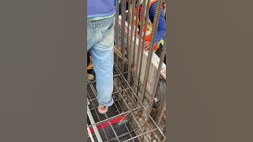 How to arrange rebar or make rebar alignment? #construction #rebar #sitework #constructionproject