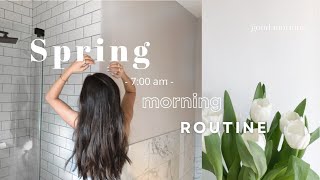 Spring 7AM Morning Routine 2022 ☁ | productive & aesthetic