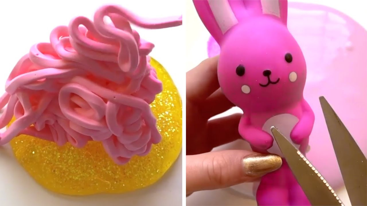 Cutting Open Squishy and Slime Mixing ASMR! - YouTube