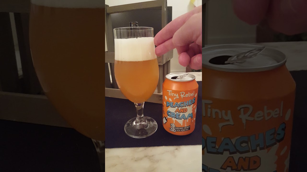 # 225 Tiny Rebel Brewing Co Peaches and Cream IPA 5.5 %