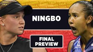 RYBAKINA vs FERNANDEZ | WTA Ningbo 2026 Final | Tennis Talk Preview