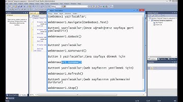 Sade İnternet Tarayıcısı Yapıyoruz Ders #5