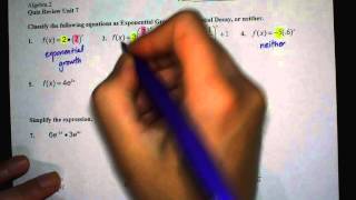 Unit 7 Quiz Review #1-6