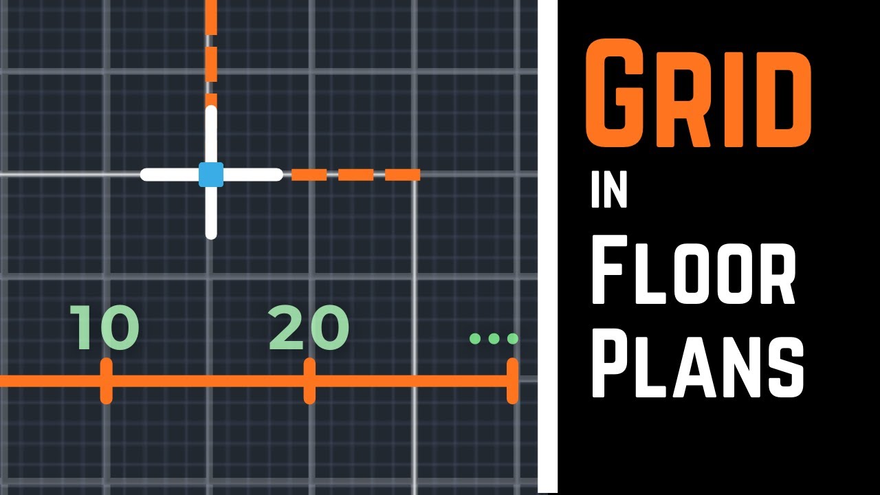 Autocad — Как использовать режим сетки на плане этажа