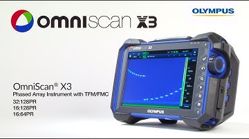 OmniScan® X3 Phased Array Flaw Detector Overview