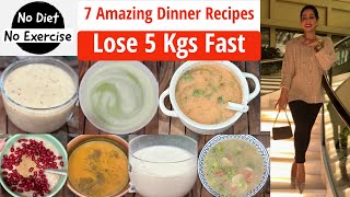 7 Dinner Recipes For Weight Loss In Winters | Easy & Healthy Dinner Recipes In Hindi | Fat to Fab