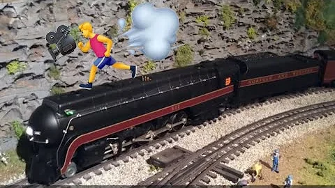 Train Chasing the N&W 611J - Lionel Legacy