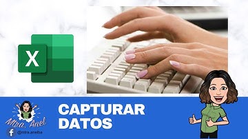 Capturar datos en excel