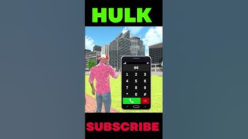 Hulk cheat codes 😱💥 Indian theft auto game #shorts #viral