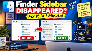 Finder Sidebar Disappeared on Mac : How to Fix