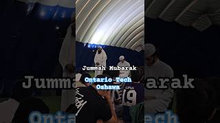 Jummah at Ontario Tech Oshawa Ontario #jummamubarak #muslimcommunity #torontomuslim