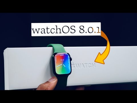 watchOS 8.0.1 Update is Out! - What&rsquo;s New? on Apple Watch Series 7. 4K