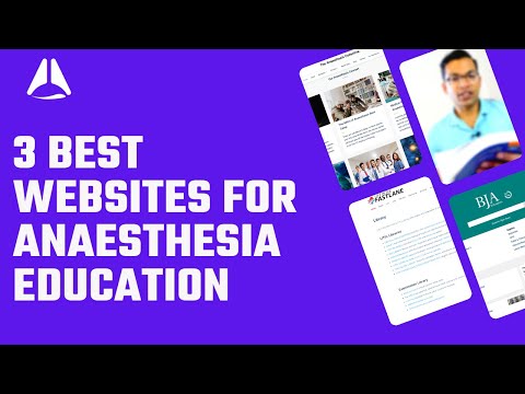 3 best websites for learning anaesthesia and critical care medicine