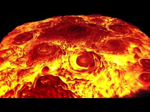 Jupiter North Pole Infrared Flyover