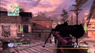 MW2- Quad Feed w/ Harrier & Intervention Wallbang