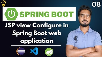 #8 Configure JSP view in Spring boot web application |Spring Boot Tutorials In Hindi