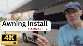 Fitting Fiama Awning  Is it Straight?
